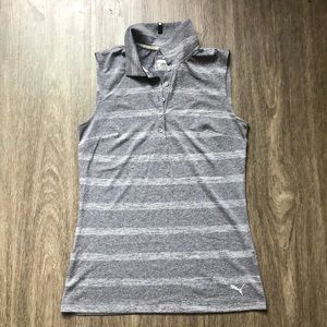 Puma golf sleeveless polo